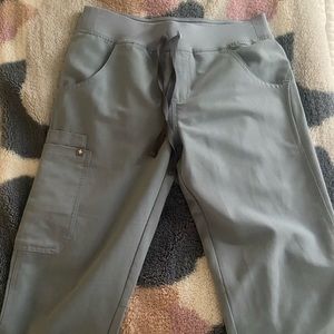 XS Kade Cargo Dusty Blue FIGS scrubs